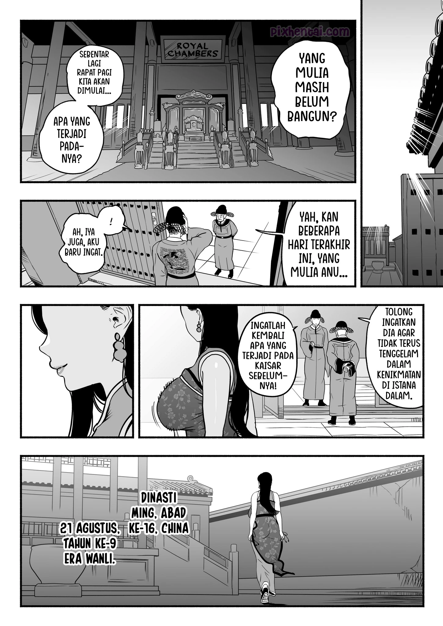 Komik hentai xxx manga sex bokep Koutei no Shinanyaku Kuuru na Kyuujo no Fudeoroshi Kozukuri Shidou 63